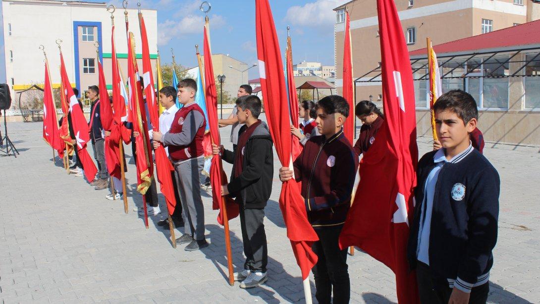 29 Ekim Cumhuriyet Bayramı Çelenk Sunma Töreni Yapıldı 