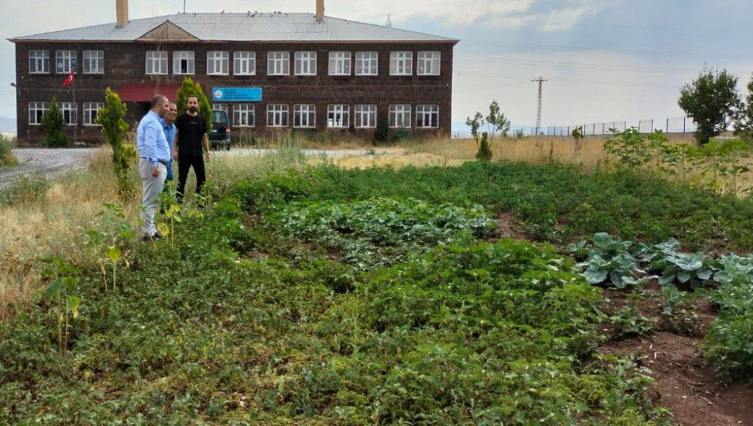 Yemişen Köyü Okulunda Ata Tohumu ile Sebze Bahçesi Yetiştirildi 